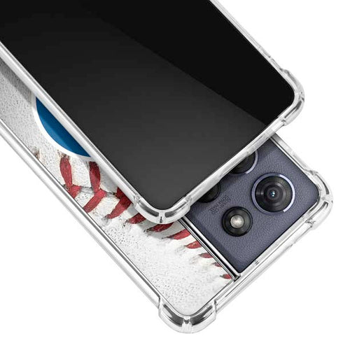 MLB Chicago Cubs Game Ball Moto G Power 5G (2025) Clear Case