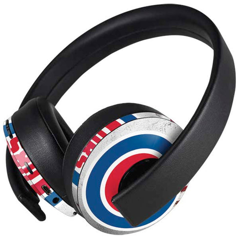 MLB Chicago Cubs Game Ball PlayStation 4 Gold Wireless Headset Skin