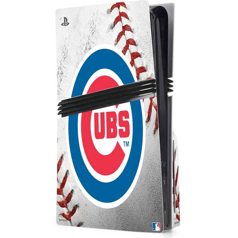 MLB Chicago Cubs Game Ball PS5 Pro Disk Console Skin