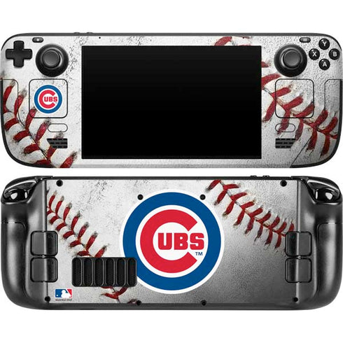 MLB Chicago Cubs Game Ball Steam Deck Handheld Gaming Computer OLED Skin