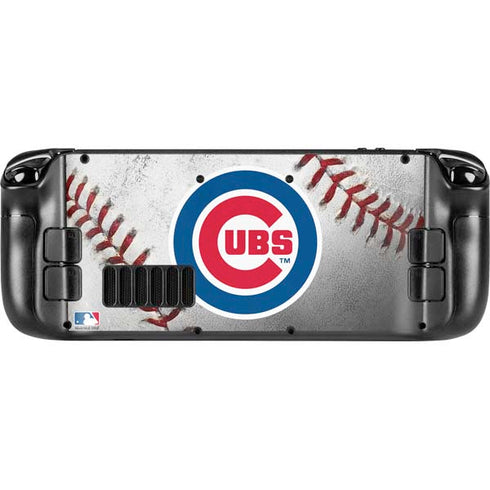 MLB Chicago Cubs Game Ball Steam Deck Handheld Gaming Computer OLED Skin