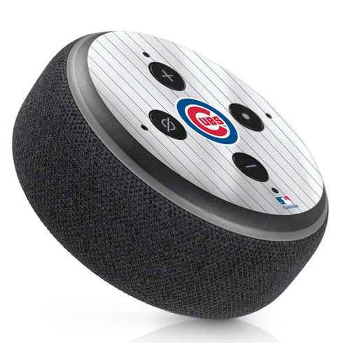 MLB Chicago Cubs Home Jersey Amazon Echo Dot Skin