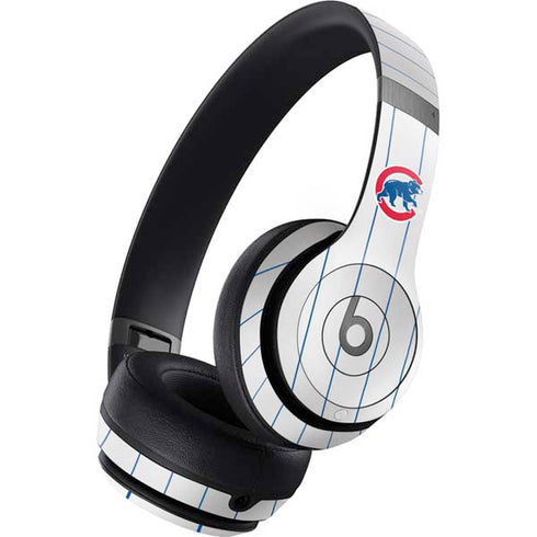 MLB Chicago Cubs Home Jersey Beats Solo 4 Wireless Headphones Skin
