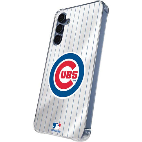 MLB Chicago Cubs Home Jersey Galaxy A35 5G Clear Case