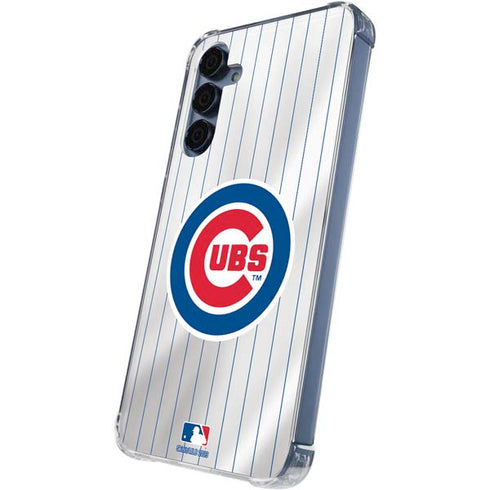 MLB Chicago Cubs Home Jersey Galaxy A55 5G Clear Case