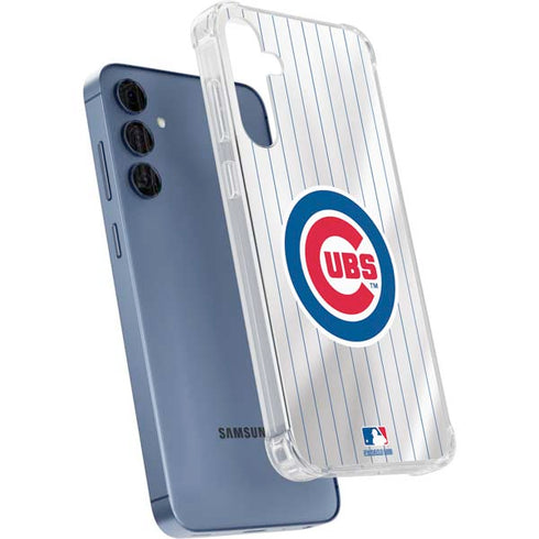 MLB Chicago Cubs Home Jersey Galaxy A55 5G Clear Case