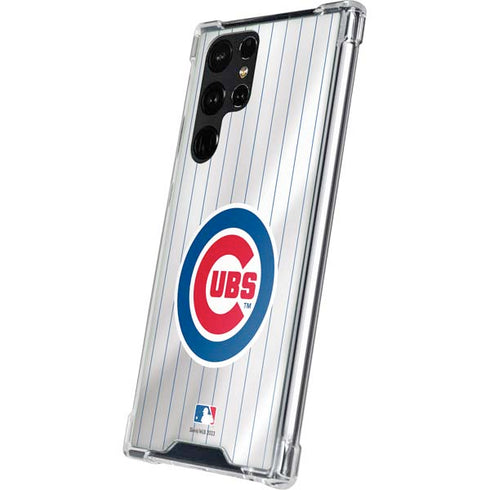MLB Chicago Cubs Home Jersey Galaxy S23 Ultra Clear Case