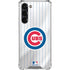 MLB Chicago Cubs Home Jersey Galaxy S24 FE Clear Case