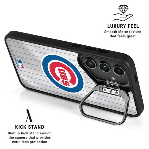 MLB Chicago Cubs Home Jersey Galaxy S24 FE Kickstand Case