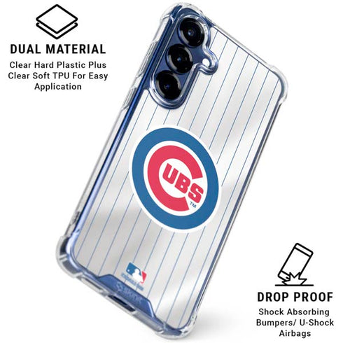 MLB Chicago Cubs Home Jersey Galaxy S25 Clear Case