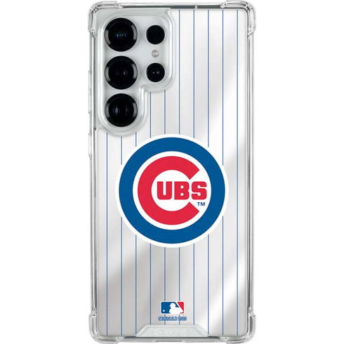 MLB Chicago Cubs Home Jersey Galaxy S25 Ultra Clear Case