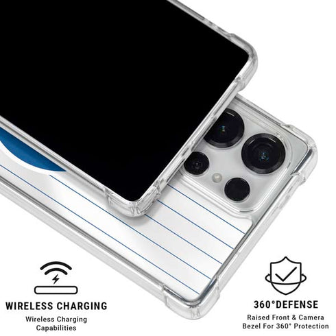 MLB Chicago Cubs Home Jersey Galaxy S26 Ultra Clear Case