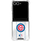 MLB Chicago Cubs Home Jersey Galaxy Z Flip7 Clear Case