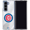 MLB Chicago Cubs Home Jersey Galaxy Z Fold5 5G Clear Case