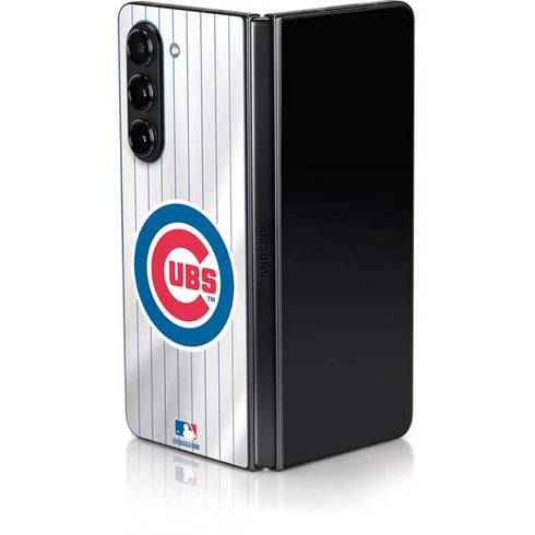 MLB Chicago Cubs Home Jersey Galaxy Z Fold5 5G Skin