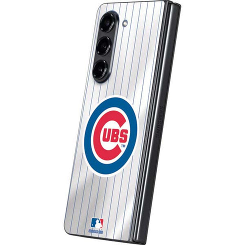 MLB Chicago Cubs Home Jersey Galaxy Z Fold5 5G Skin