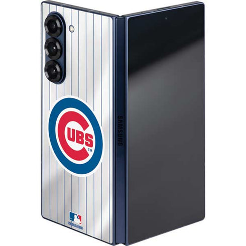 MLB Chicago Cubs Home Jersey Galaxy Z Fold6 Skin