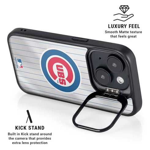 MLB Chicago Cubs Home Jersey iPhone 15 Kickstand Case