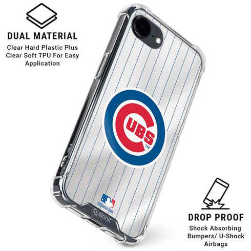 MLB Chicago Cubs Home Jersey iPhone 16e Clear Case