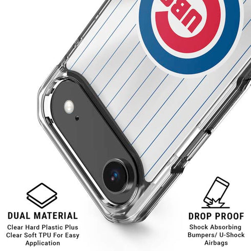 MLB Chicago Cubs Home Jersey iPhone 17 Air Clear Case