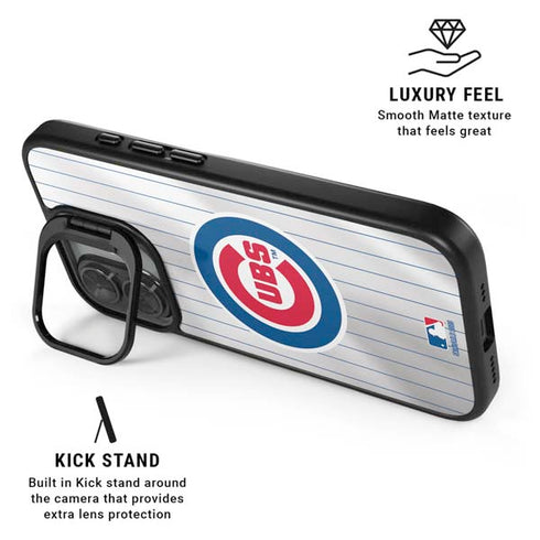 MLB Chicago Cubs Home Jersey iPhone 17 Kickstand Case