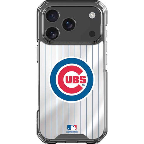 MLB Chicago Cubs Home Jersey iPhone 17 Pro Clear Case