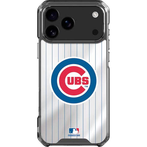 MLB Chicago Cubs Home Jersey iPhone 17 Pro Max Clear Case