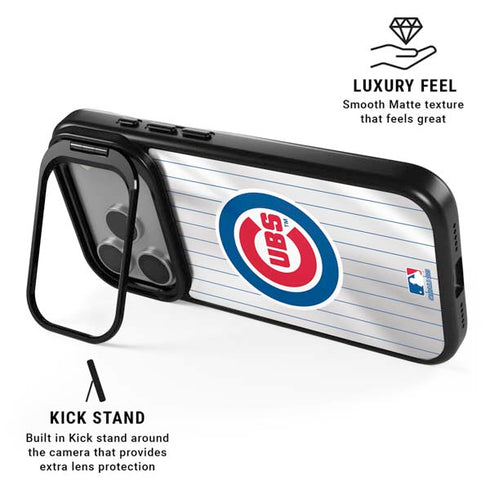MLB Chicago Cubs Home Jersey iPhone 17 Pro Max Kickstand Case
