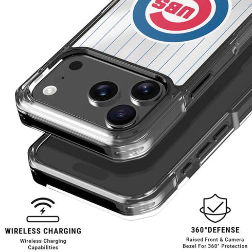 MLB Chicago Cubs Home Jersey iPhone 18 Pro Clear Case