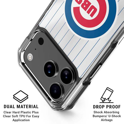 MLB Chicago Cubs Home Jersey iPhone 18 Pro Clear Case