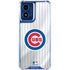MLB Chicago Cubs Home Jersey Moto G 5G (2024) Clear Case