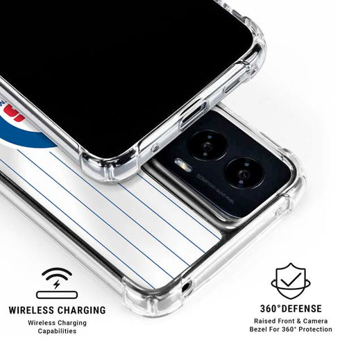 MLB Chicago Cubs Home Jersey Moto G Power 5G (2024) Clear Case