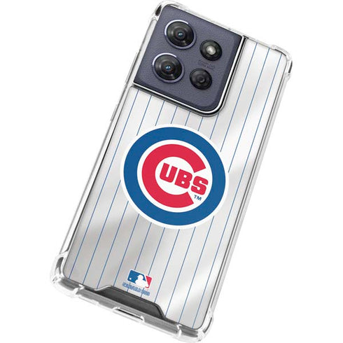 MLB Chicago Cubs Home Jersey Moto G Stylus 5G (2025) Clear Case