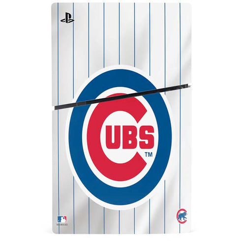 MLB Chicago Cubs Home Jersey PS5 Slim Digital Edition Console Skin