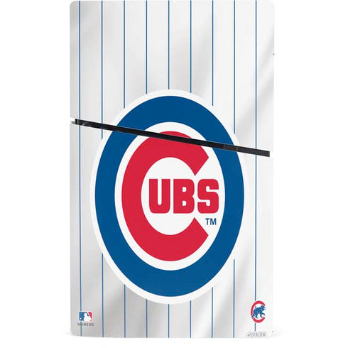 MLB Chicago Cubs Home Jersey PS5 Slim Digital Edition Console Skin