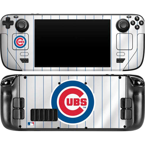 MLB Chicago Cubs Home Jersey Steam Deck Handheld Gaming Computer OLED Skin