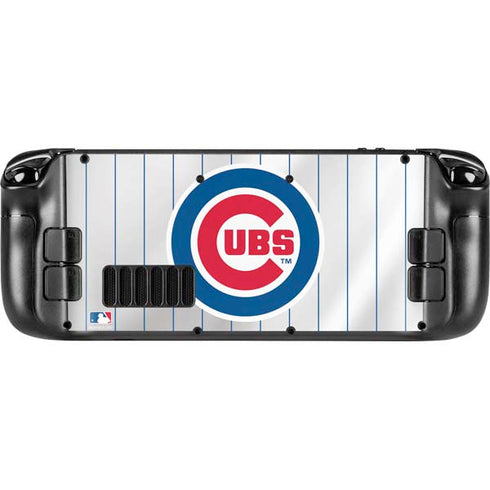 MLB Chicago Cubs Home Jersey Steam Deck Handheld Gaming Computer OLED Skin