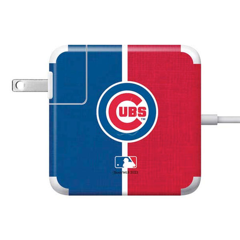 MLB Chicago Cubs Split 85W Power Adapter (15 and 17 inch MacBook Pro Charger) Skin
