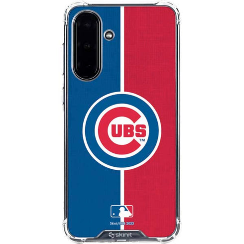 MLB Chicago Cubs Split Galaxy A36 5G Clear Case