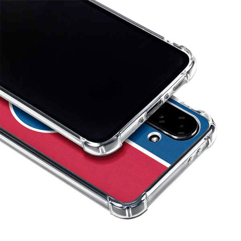 MLB Chicago Cubs Split Galaxy A36 5G Clear Case