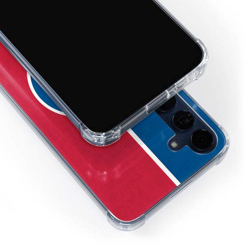 MLB Chicago Cubs Split Galaxy A55 5G Clear Case