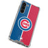 MLB Chicago Cubs Split Galaxy S24 FE Clear Case