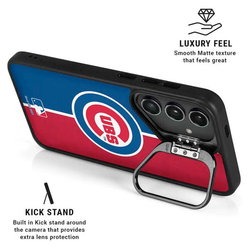 MLB Chicago Cubs Split Galaxy S24 FE Kickstand Case