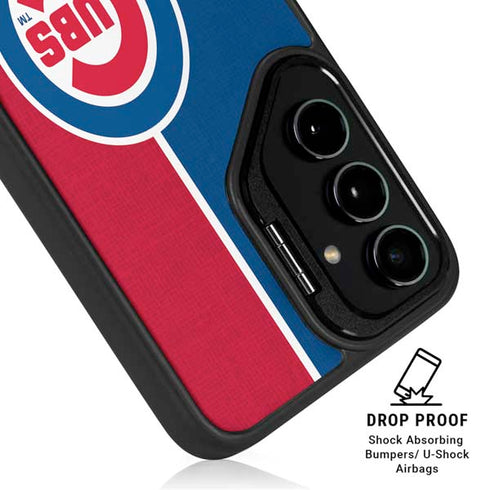 MLB Chicago Cubs Split Galaxy S24 FE Kickstand Case