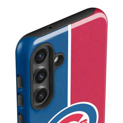 MLB Chicago Cubs Split Galaxy S25 Impact Case