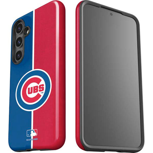 MLB Chicago Cubs Split Galaxy S25 Impact Case