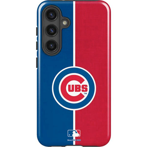 MLB Chicago Cubs Split Galaxy S25 Plus Impact Case