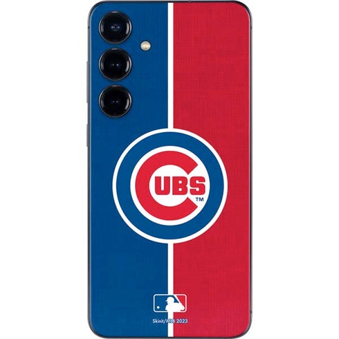 MLB Chicago Cubs Split Galaxy S25 Plus Skin