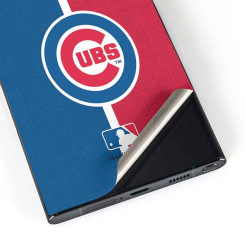 MLB Chicago Cubs Split Galaxy S25 Ultra Skin