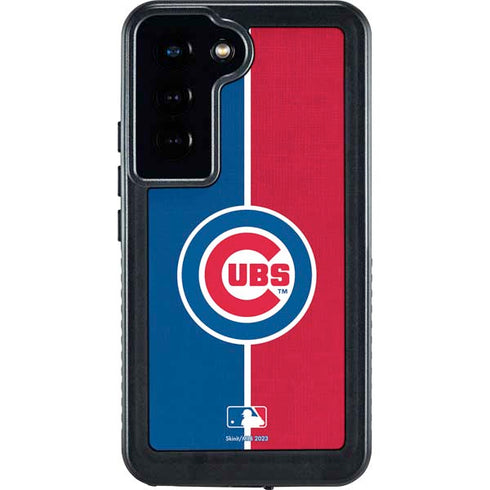 MLB Chicago Cubs Split Galaxy S24 Waterproof Case